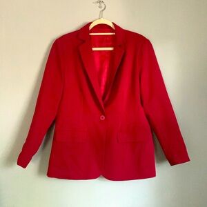 Red Business Blazer